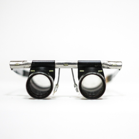 Vintage Eyeglasses Glasses binocular Loupes Telescope - Picture 1 of 5